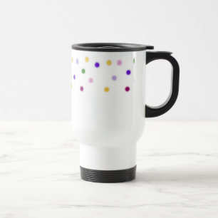 Taza De Viaje Puntos coloridos