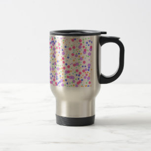 Taza De Viaje Puntos en rosa