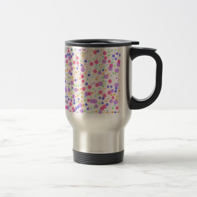 Taza De Viaje Puntos en rosa (Derecha)