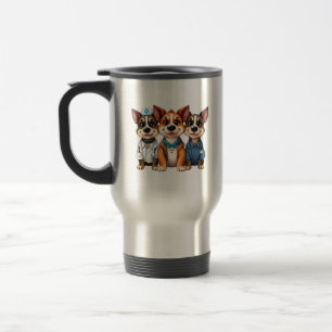 Taza De Viaje Puppies