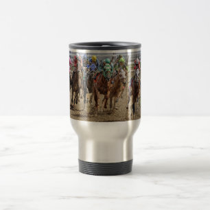 Taza De Viaje Pura sangre del caballo que redondean por último