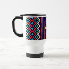 Taza De Viaje Purple Mosaic Travel Mug