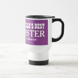 Taza De Viaje PÚRPURA conocida de encargo A03 de la mejor