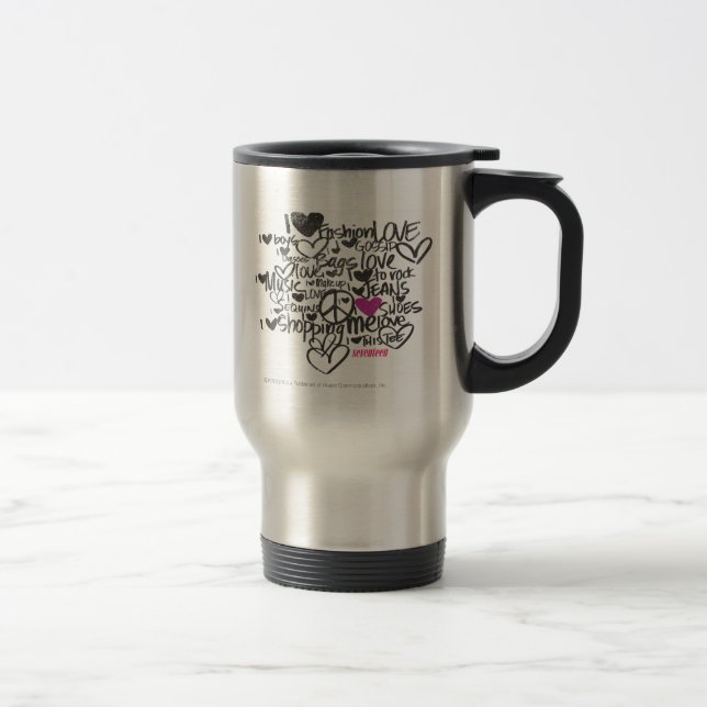 Taza De Viaje Púrpura de la pintada (Derecha)