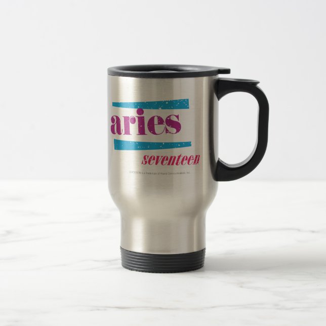 Taza De Viaje Púrpura del aries (Derecha)