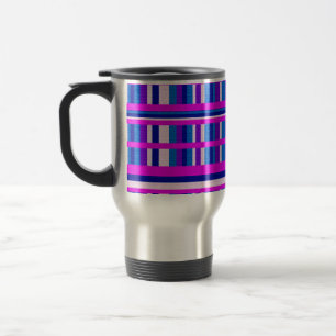 Taza De Viaje Púrpura Púrpura Azul Plástica