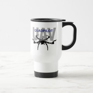 Taza De Viaje Quadcopter Pilot UAV