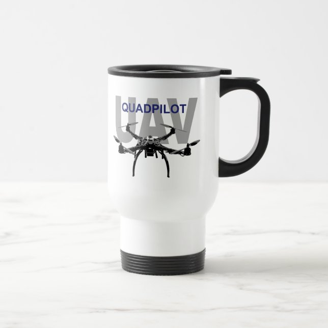 Taza De Viaje Quadcopter Pilot UAV (Derecha)