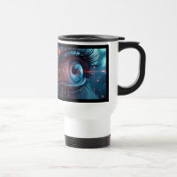 Quantum Ojo mano izquierda viajando mugre