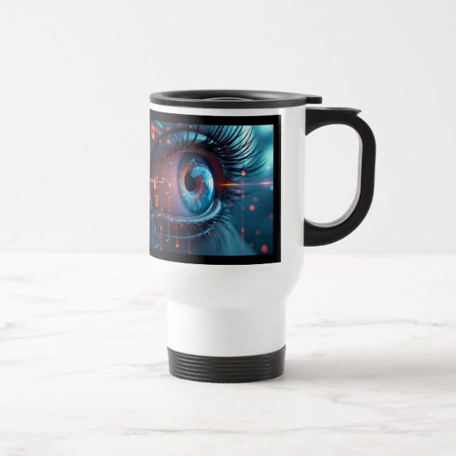 Taza De Viaje Quantum Ojo mano izquierda viajando mugre (Derecha)