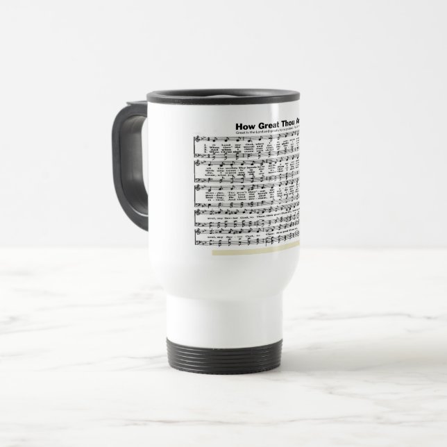 Taza De Viaje Qué grande eres   (Anverso izquierdo)