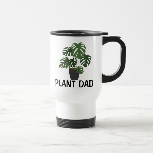 Taza De Viaje Quédate En La Planta De Casa Papá (Derecha)