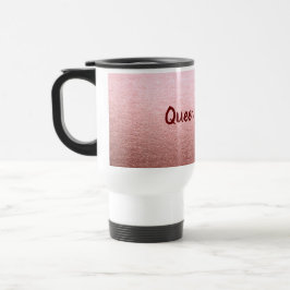 Taza De Viaje Queen Elegant Rosa Gold Mug