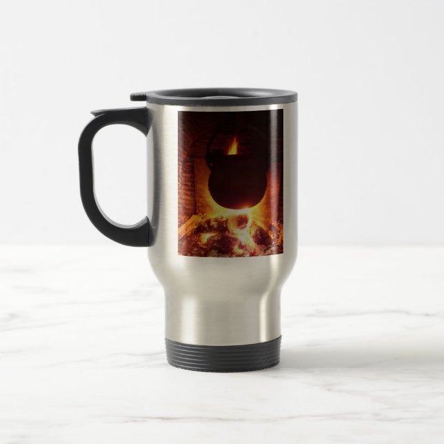 Taza De Viaje Quemadura del fuego (Izquierda)