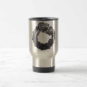 Taza De Viaje Quetzalcoatl plateado