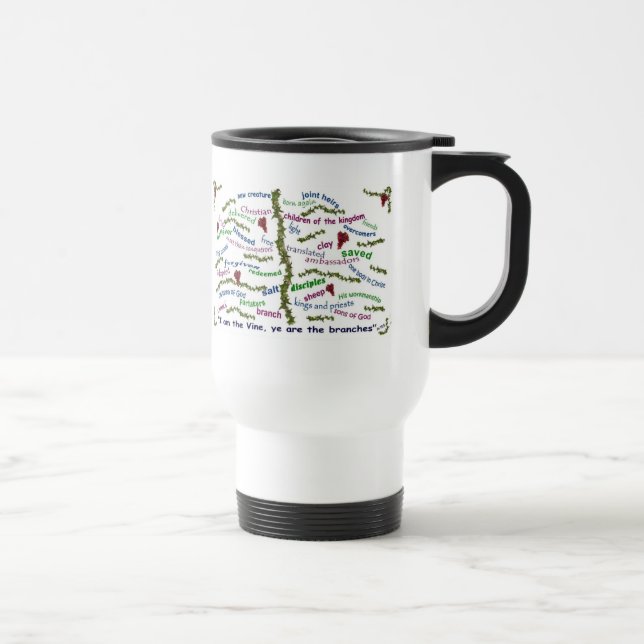 Taza De Viaje Quién dios es y quién somos (Derecha)