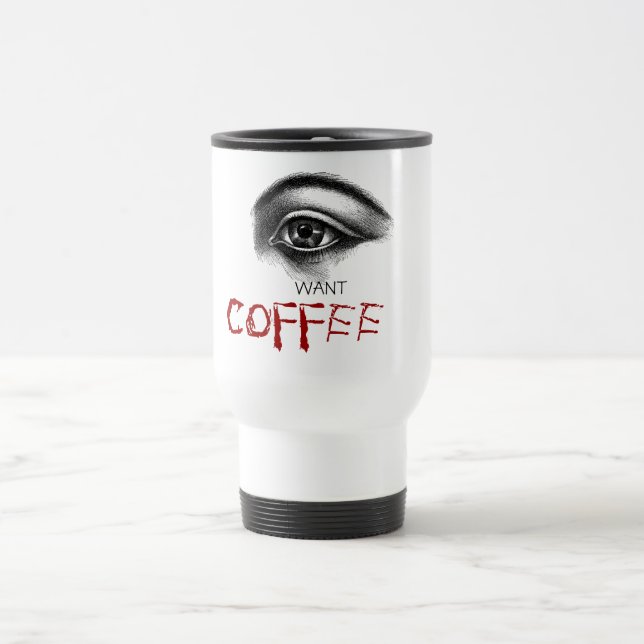 Taza De Viaje Quiero CAFÉ (Centro)