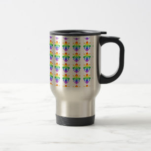 Taza De Viaje Rainbow Fleur-de-lis