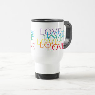 Taza De Viaje RAINBOW LOVE Travel Mug