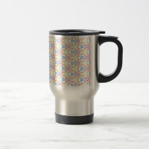 Taza De Viaje Rainbow Patternpolka