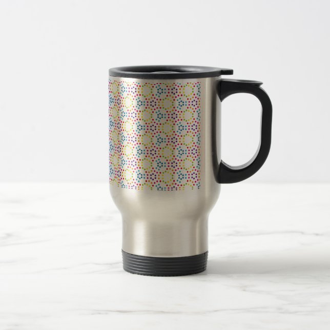 Taza De Viaje Rainbow Patternpolka (Derecha)