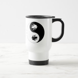 Taza De Viaje Rana de Yin Yang