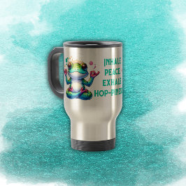 Taza De Viaje Rana verde inhalatoria moderna |