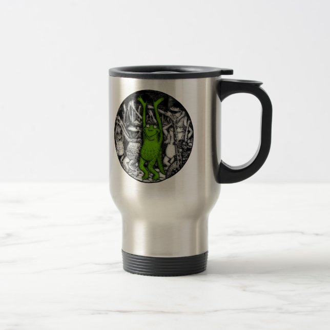 Taza De Viaje Ranas alentadoras (Derecha)