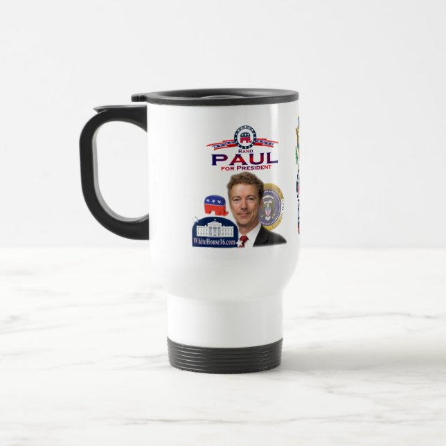 Taza De Viaje Rand Paul para presidente Travel Mug (Izquierda)
