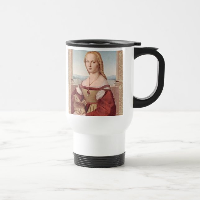 Taza De Viaje Raphael Lady y Unicorn Classic (Derecha)