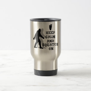 Taza De Viaje raro nerd geek big foot sasquatch