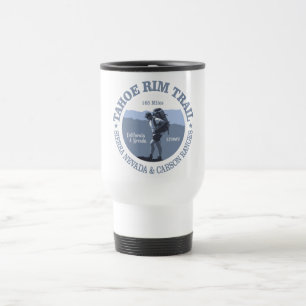 Taza De Viaje Rastro del borde de Tahoe