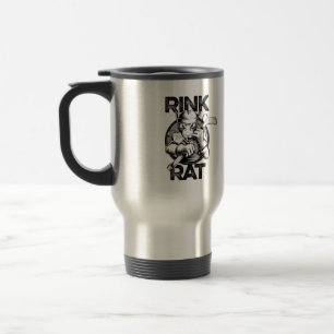 Taza De Viaje Rata de pista de hockey