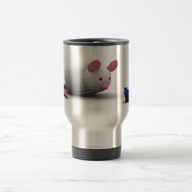 Taza De Viaje Ratones y juego del gato (Centro)