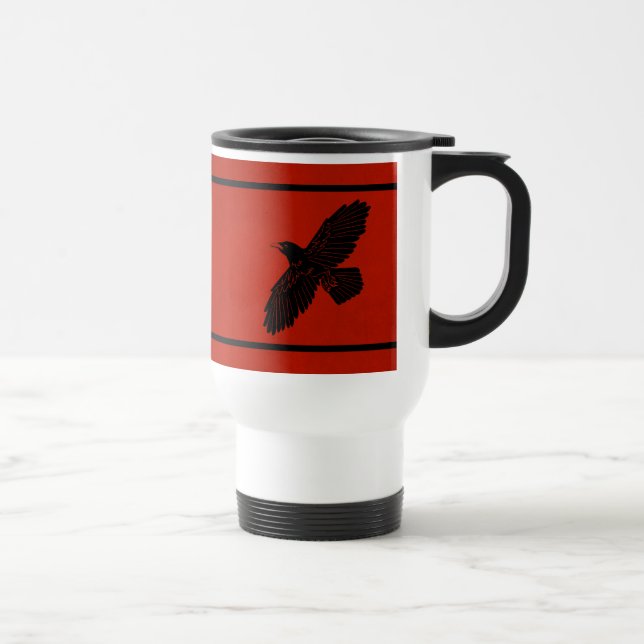 Taza De Viaje Raven en rojo (Derecha)