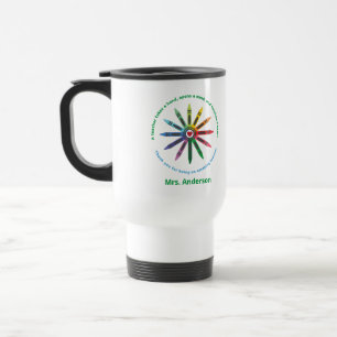 Taza De Viaje Ray of Crayons / Apreciación del profesor