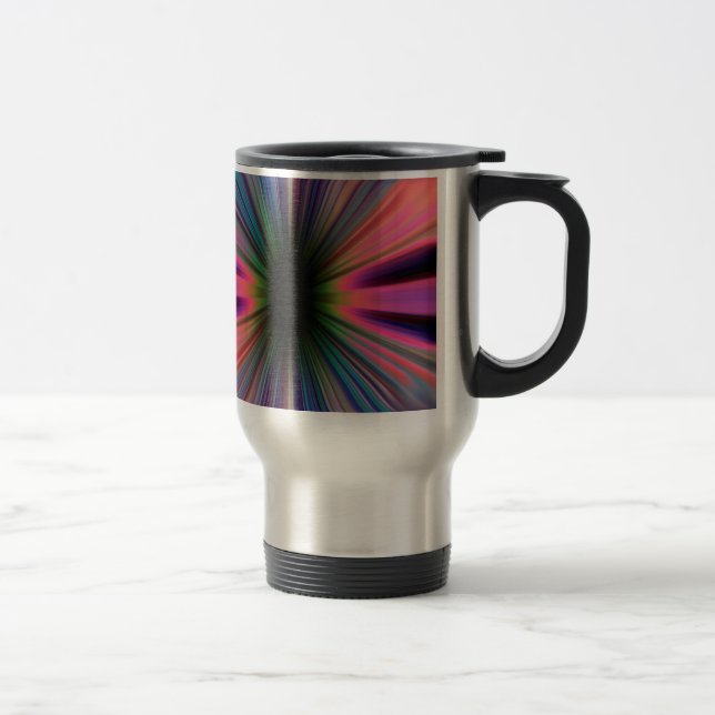 Taza De Viaje Rayos de sol coloridos (Derecha)