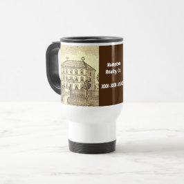 Taza De Viaje Reality Business Promotion Home Sketch Realtor