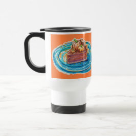 Taza De Viaje Rebanada de pastel de calabaza