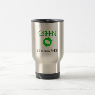 Taza De Viaje Recicle, VERDE es el nuevo NEGRO