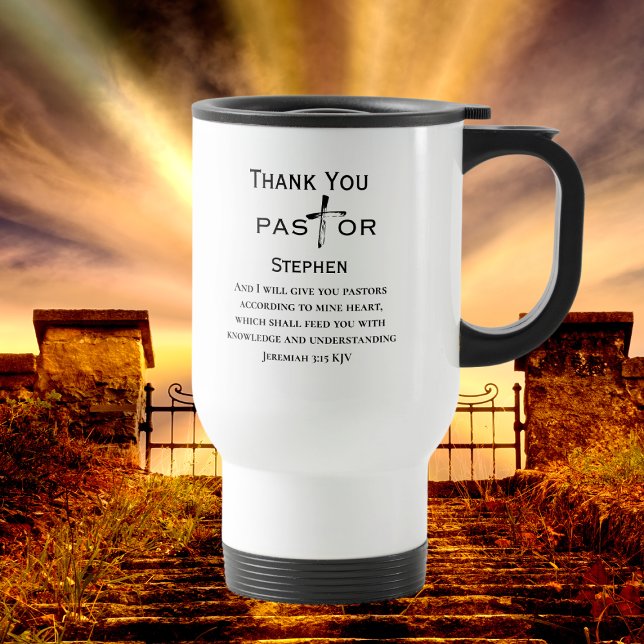 Taza De Viaje Reconocimiento de pastor cruzado personalizado (Subido por el creador)