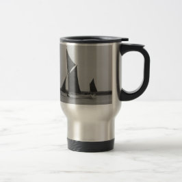 Taza De Viaje Recordatorio de Gabarra de Vela