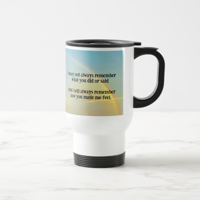 Taza De Viaje "Recuerde siempre" (Derecha)