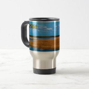 Taza De Viaje Recuerdo del paisaje de Sawgrass de los Everglades