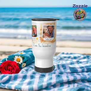 Taza De Viaje Recuerdos personalizados de la abuela Foto persona