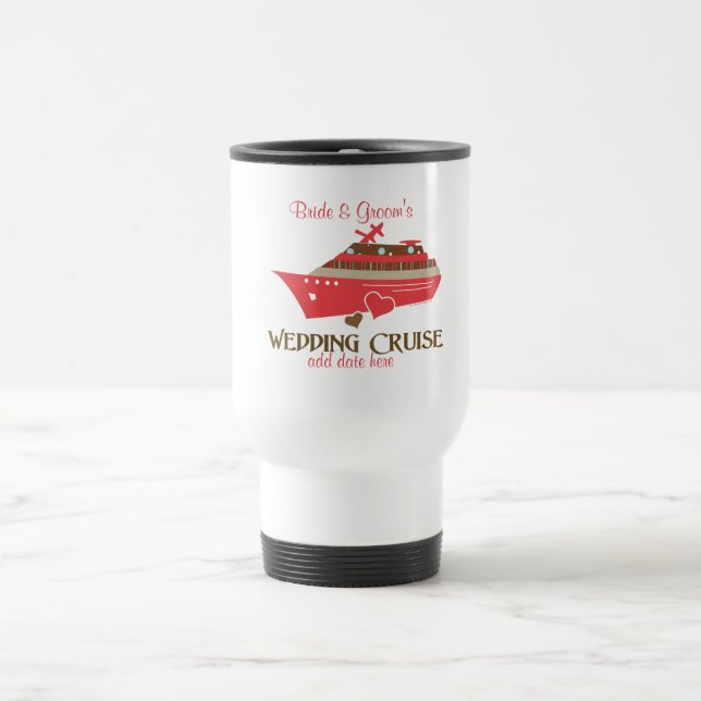 Taza De Viaje Red Boda Cruise Travel Mug (Centro)
