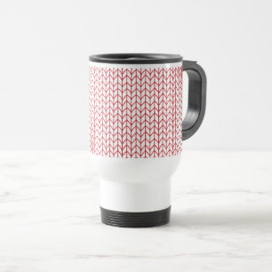Taza de viaje RED LINE KNIT
