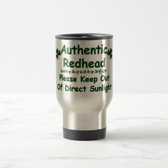 Taza De Viaje Redhead auténtico (Centro)