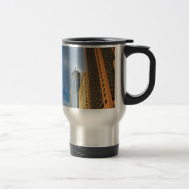 Taza De Viaje Reflejos de rascacielos de Nueva York