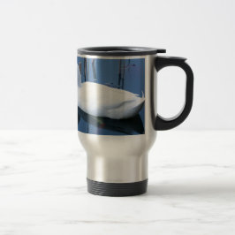 Taza De Viaje Reflexión del Pato Blanco Durmiente
